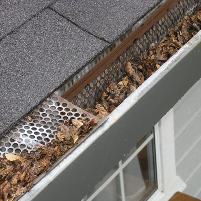 Leaves Blocked Gutter Swindon